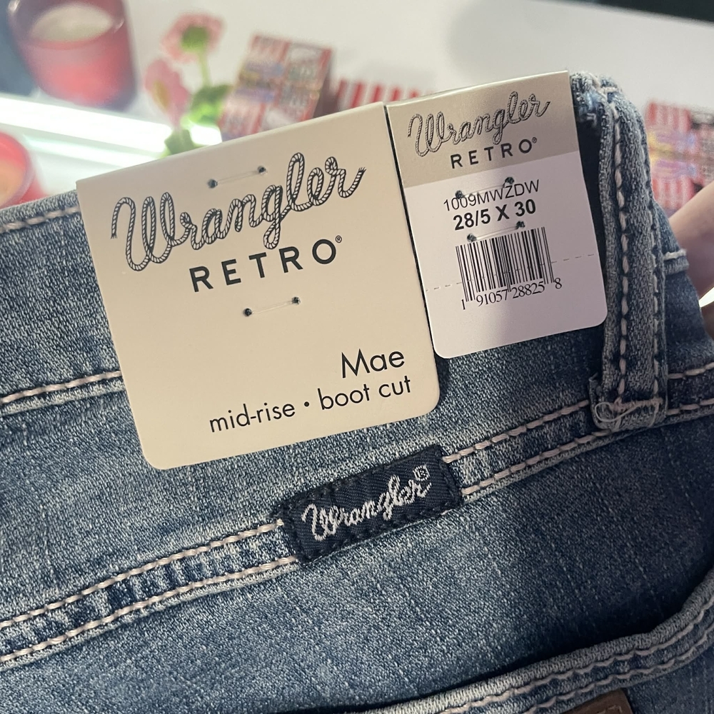 Wrangler Retro Mae Mid-Rise Boot Cut Jeans
